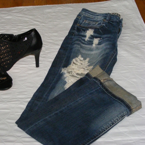 COPY - Machine Brand Jeans Retro Distressed Jeans - Picture 5 of 8